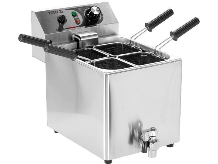 Yato Reiskocher Gastro Nudelkocher, Pastakocher 8L 3150W 550x470x380mm, Qualität