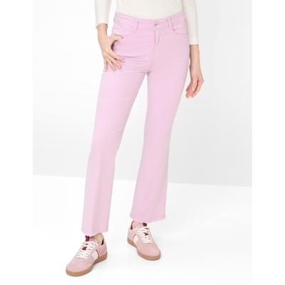 5-Pocket-Jeans BRAX "Style SHAKIRA S BOOT", Damen, Gr. 44, Normalgrößen, rauchrosa, Denim/Jeans, 44% Lyocell, 43% Baumwolle, 10% Elastomultiester, 3% Elasthan, Jeans 5-Pocket-Jeans