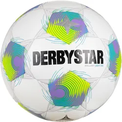 DERBYSTAR Brillant Light 350g Leicht-Fußball Kinder weiß/grün/lila 5