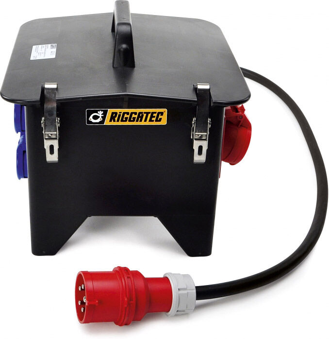 Riggatec Stromverteiler "Hannover" Ip44, 32a In 2x16a Cee, 6x Sk