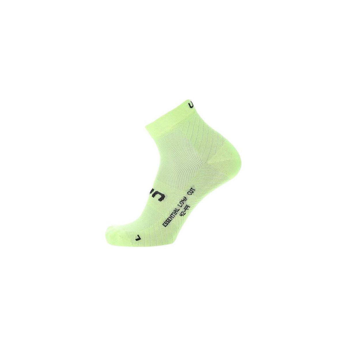 Uyn Unisex Essential Low Cut Socks 2PRS Pack acid lime (E646) 39/41 S100258-E646-39/41