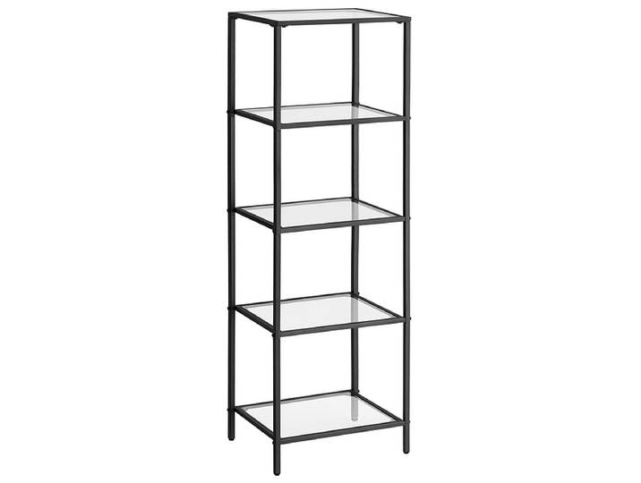 Regal SONGMICS CRYSTAL 30x40x124.5cm schwarz