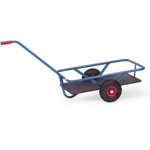 Fetra Handwagen 4092L, mit Plattform, Luftbereifung, Tragkraft 200kg, 835 x 458mm