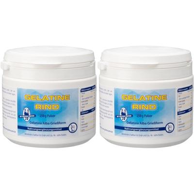 Gelatine Rind Pulver Dose 2x 2x250 g