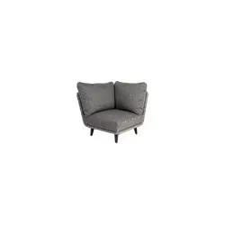 Alexander Rose CORDIAL Luxe Eckmodul light grey mit Kissen