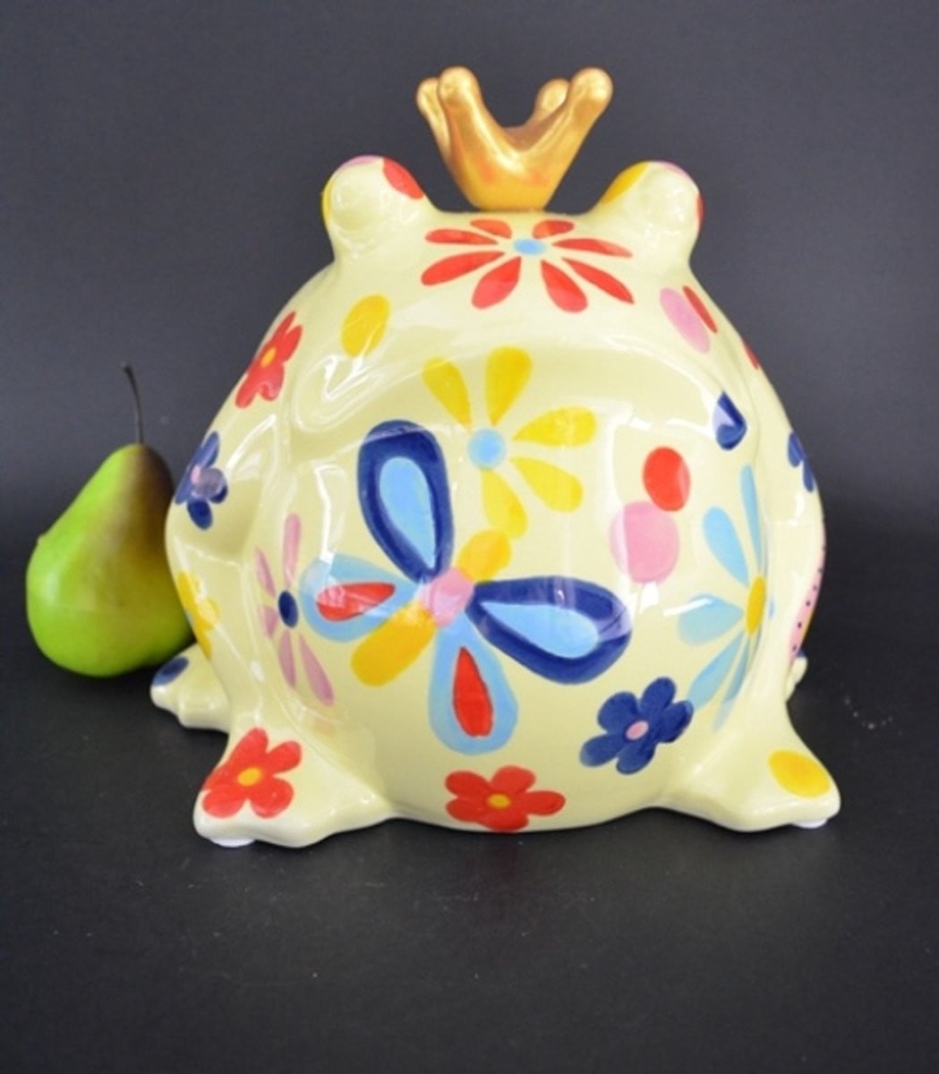 Pomme Pidou Decoratie King Frog Freddy Blossom Bliss Geel