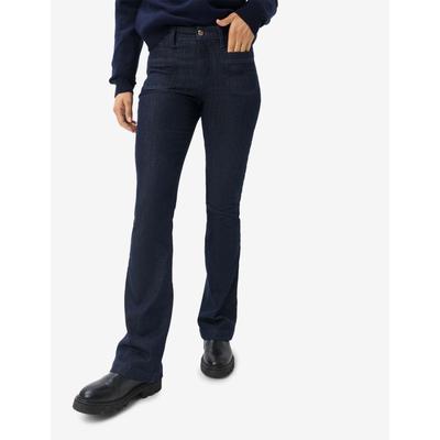 5-Pocket-Jeans BRAX "Style SHAKIRA", Damen, Gr. 46, Normalgrößen, dunkelblau, Jeans 5-Pocket-Jeans