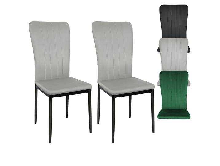 Chaises Velours Lot de 2