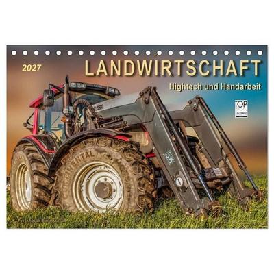 Landwirtschaft - Hightech und Handarbeit (Tischkalender 2027 DIN A5 quer), CALVENDO Monatskalender
