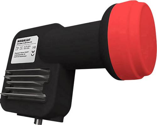 MegaSat II Diavolo Unicable-LNB Feedaufnahme: 40mm Wetterschutz Schwarz, Rot