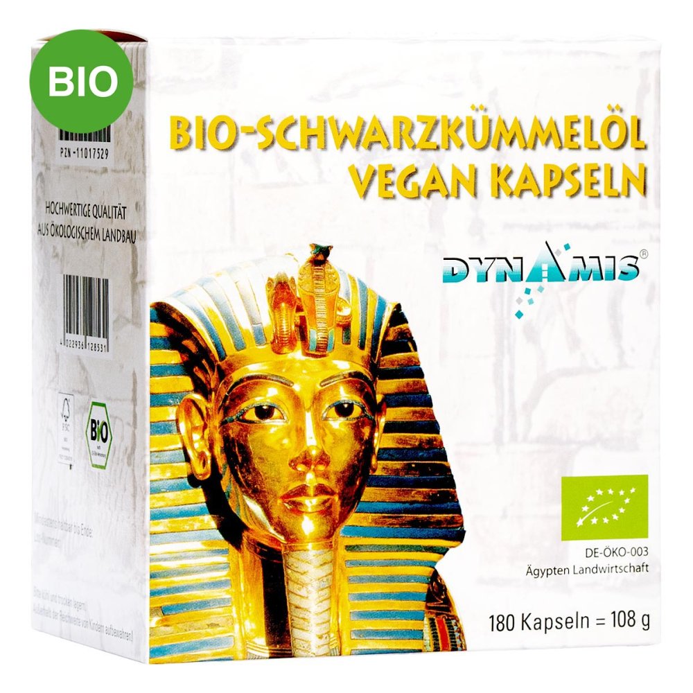 Dynamis Gesundheitsprod.Vertr.GmbH Dynamis Ägyptisches Schwarzkümmelöl Bio vegan Kapseln 11017529
