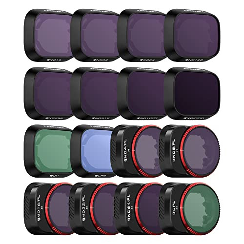 Freewell Mega ND Filterset met 16 filters voor DJI Mini 3 en Mini 3 Pro