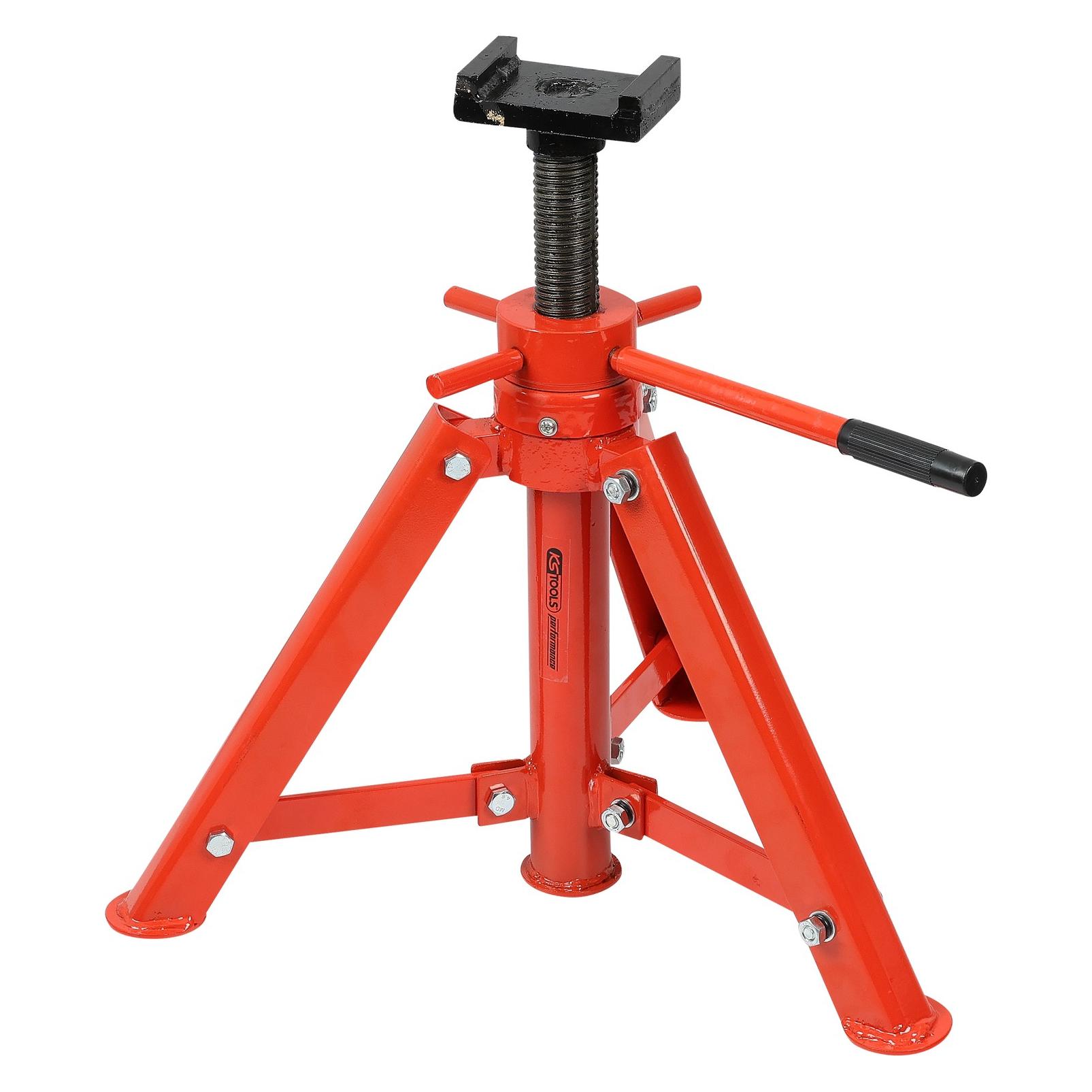 KS Tools performance Stahl-Spindel-Unterstellbock, 12t, 456-710mm (12000 kg) (160.0441)