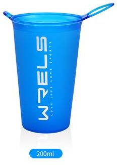 Perfect Picks Market Foldable Sports Water Cup 200ml Compact, Lightweight, And Easy To Carry For Running And Outdoor Activities blue