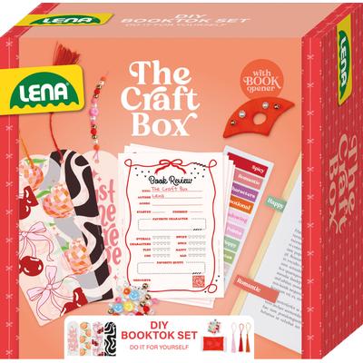Kreativset LENA "The Craft Box, DIY Booktok Set", bunt, Kreativsets, Kinder