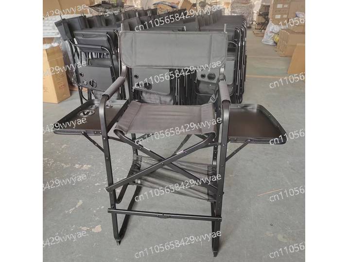 Chaise de pêche d'extérieur, chaise de réalisateur, chaise haute, chaise portable pour la maison et le camping, chaise de loisirs pour la plage et le tourisme