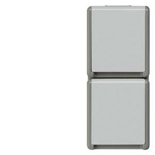 Siemens Schalterprogramm 2fach Grau 5UB4723 1 St.