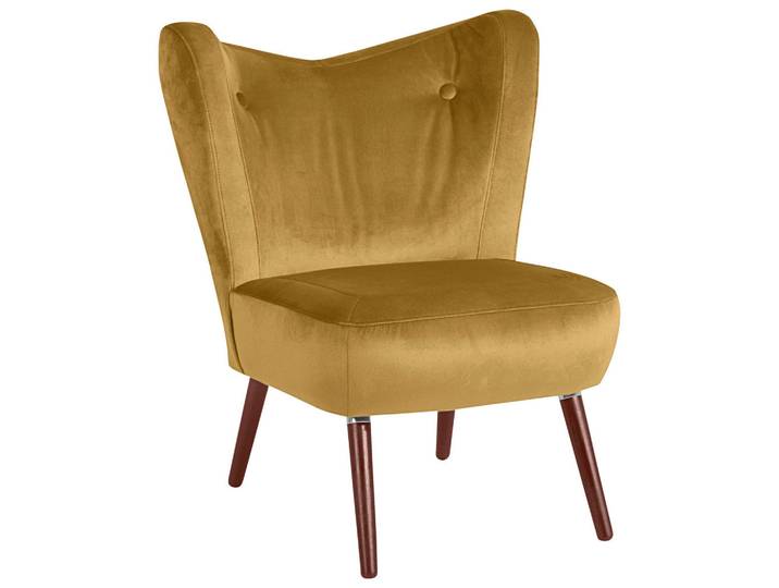 Max Winzer Sessel, Gelb, Holz, Nussbaum, 70x86x69 cm, Goldenes M, Made in Germany, Wohnzimmer, Sessel, Sonstige Sessel