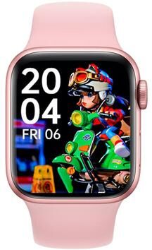 Inspired Deals Watch 8 Max 1.85 Inch Bluetooth Smartwatch With Calling, NFC & Wireless Charging pink