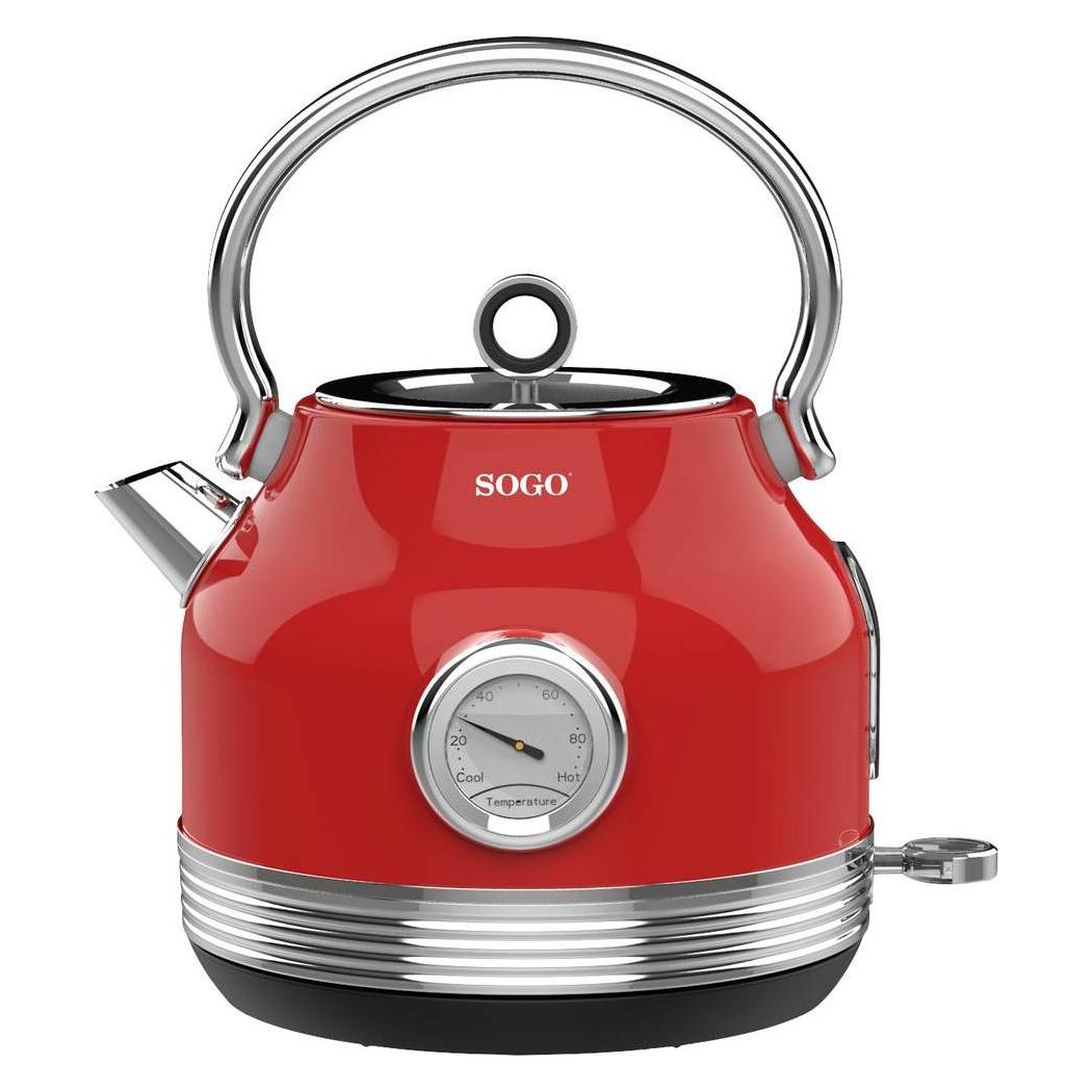 Sogo Kabelloser Wasserkocher Retro Strix Control (1.80 l) (KET-SS-7760)