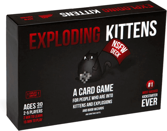 Exploding Kittens: NSFW Edition - Adult Card Game for 1-5 Players