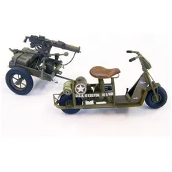 Plus Model U.S. airborne scooter with machine gun