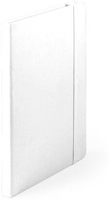 Bloc notes personnalisé Ciluxlin PU blanc