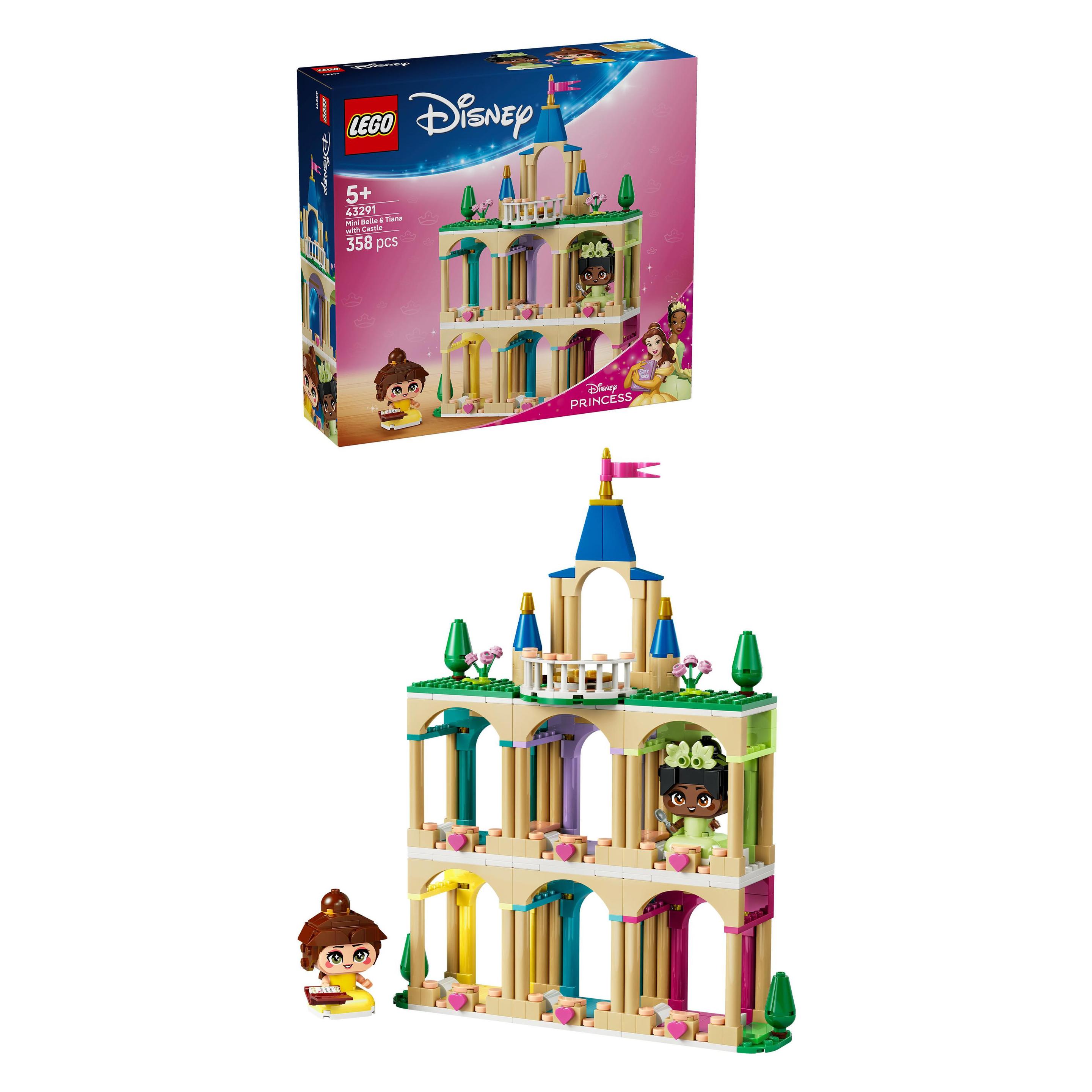 LEGO Die Mini-Prinzessinnen Belle und Tiana mit ihrem Schloss (LEGO Disney) (43291)
