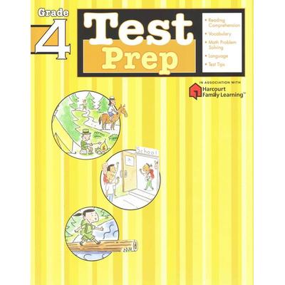 Test Prep: Grade 4 (Flash Kids Harcourt Family Learning), Taschenbuch von Flash Kids Editors, Union Square & Co., 978-1-4114-0400-7