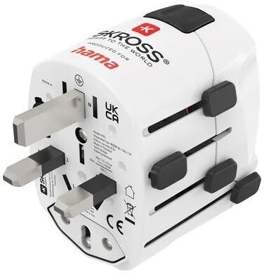 Hama Universal Rejseadapter Pro Eu-World 3-Polet