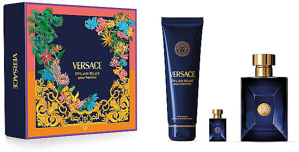 VERSACE Geschenkset - Dylan Blue Pour Homme Eau de Toilette Set 150ml / 100ml / 5ml EG