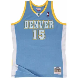 Mitchell & Ness, Herren, Sportshirt, Swingman Jersey Denver Nuggets 200304 Carmelo Anthony (XL), Blau, XL