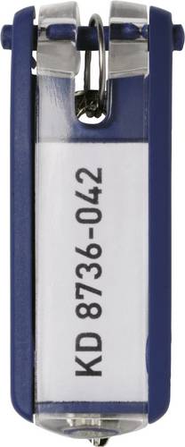 Durable Schlüsselanhänger 195707 Key Clip - 1957 Blau 6St.