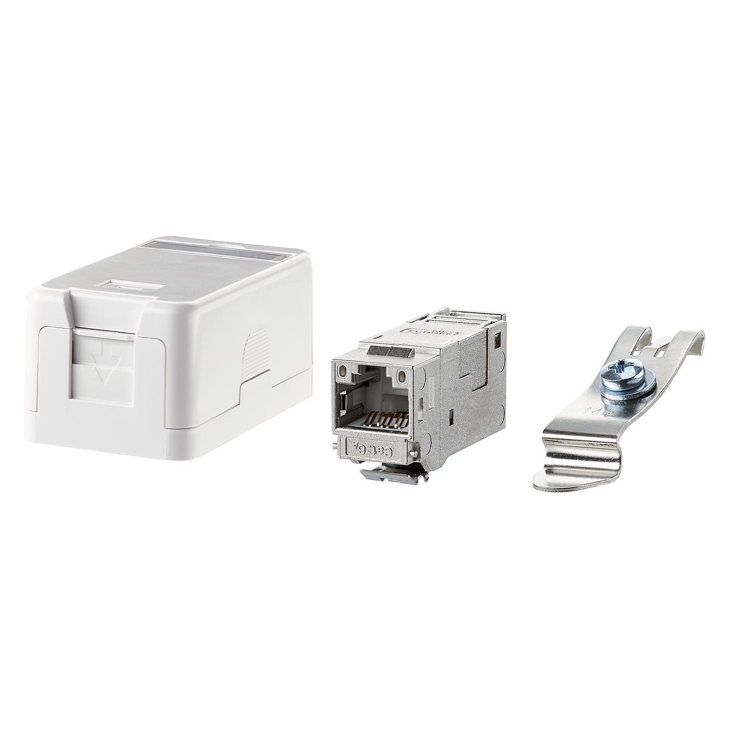 Metz Connect Anschlussbox APZ 1 Port E-DAT Modul Keystone (130910D1APLKE)