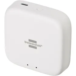 Brennenstuhl Connect Zigbee Gateway GWY CZ 01, Smart Home Hub, Weiss
