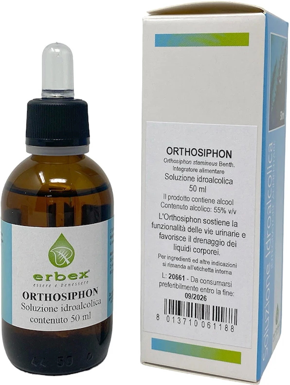 ERBEX Srl Erbex Ortosiphon Soluzione Idroalcolica, 50 ml