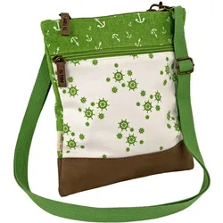 Crossbag Steuerrad & Anker island green 733