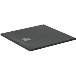 Ideal Standard Quadrat-Duschwanne Ultra Flat S + 1000x1000mmAbl.25cm Mitte/Seite Schiefer, T5608FV T5608FV
