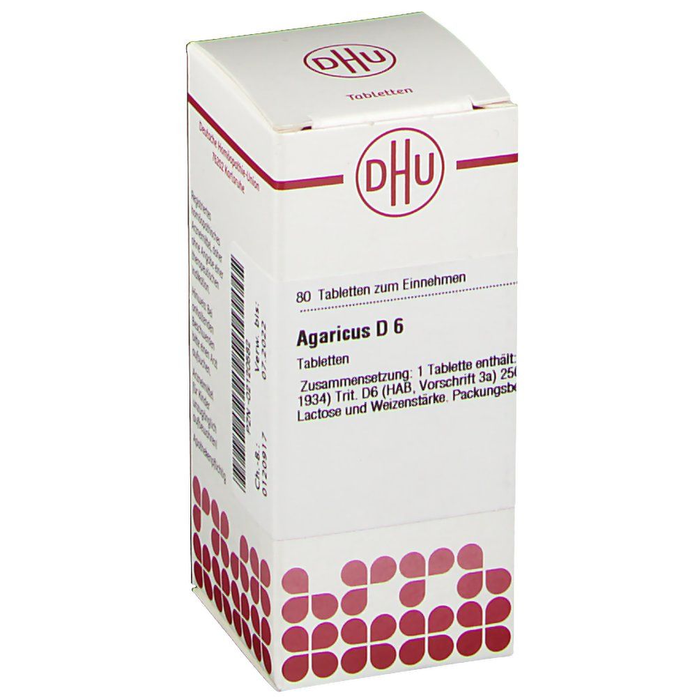 Agaricus D 6 Tabletten 80 St