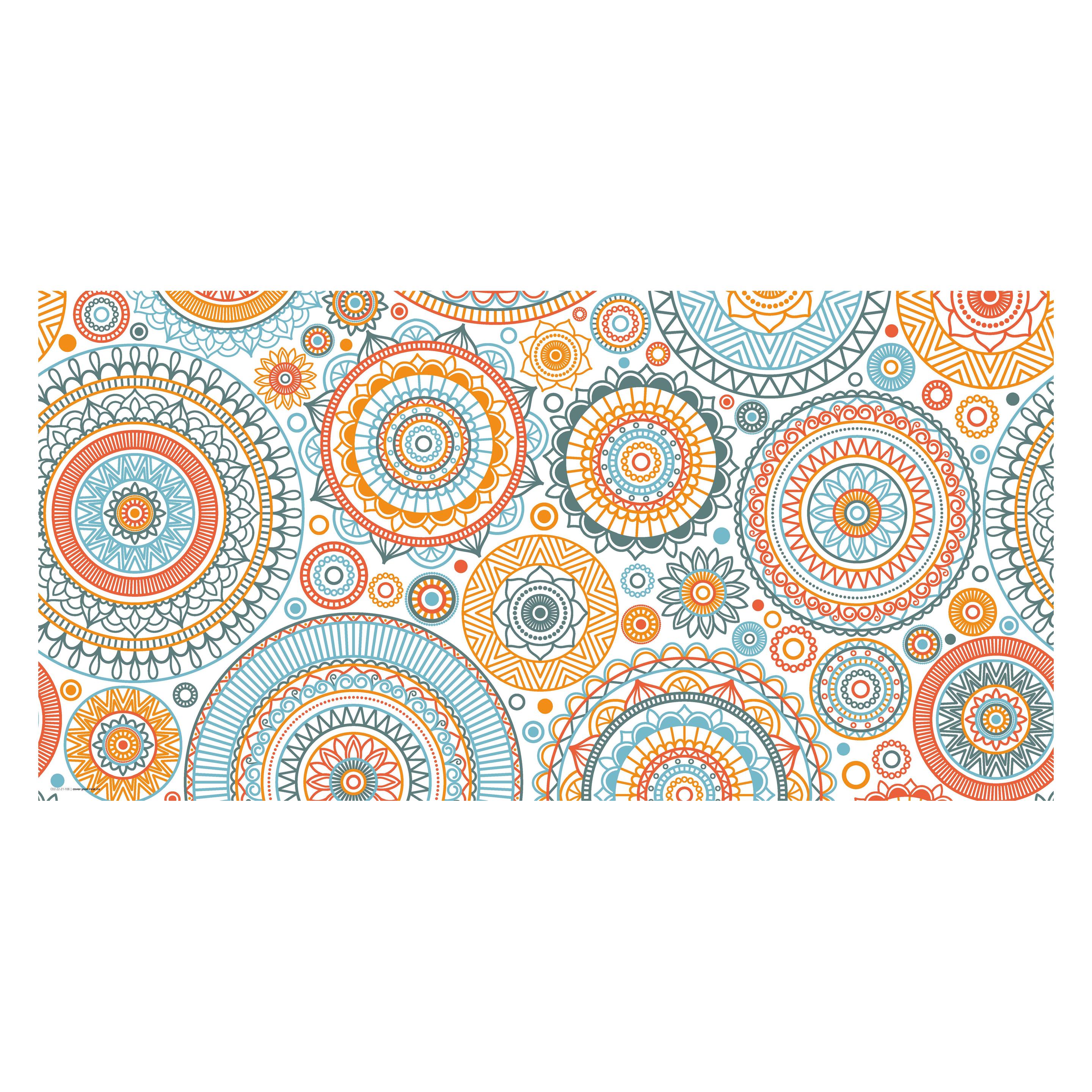 CoverYourDesk Schreibtischunterlage Mandala mit Kreisen (21557557)