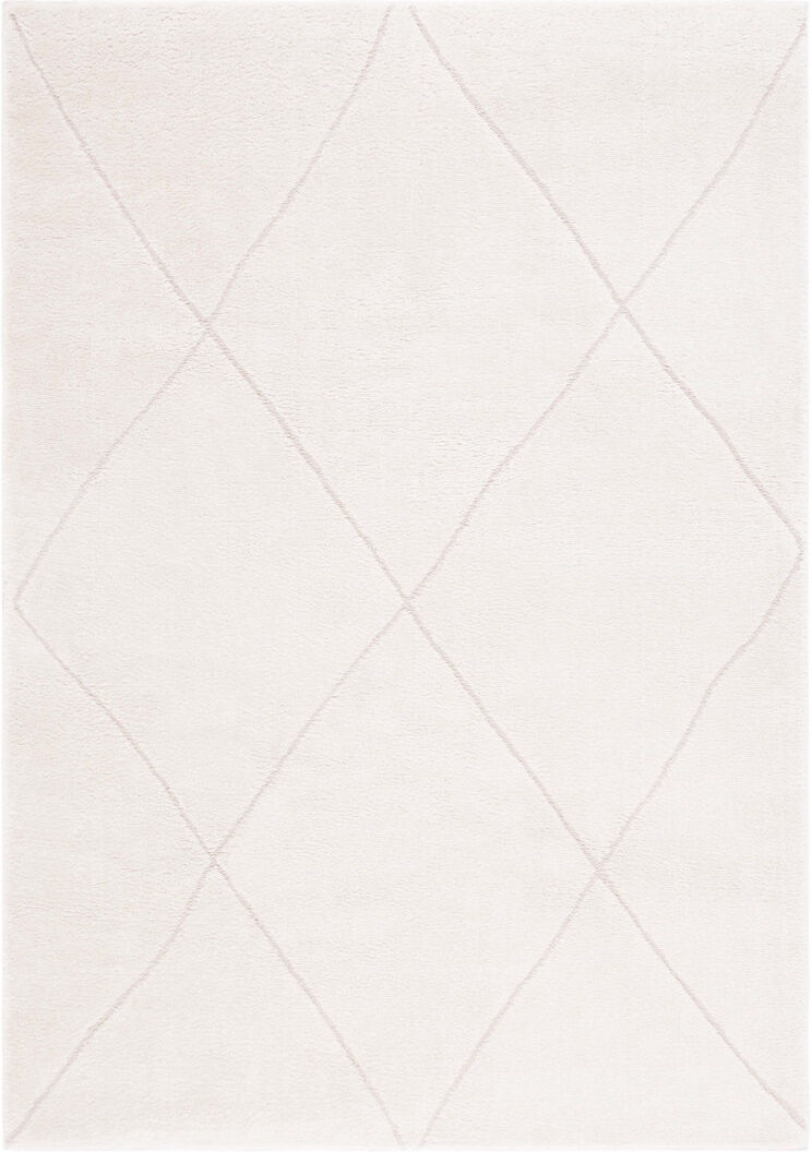 Brayden Studio Bracha Geometric Area Rug Ivory Rectangle 122 x 183cm
