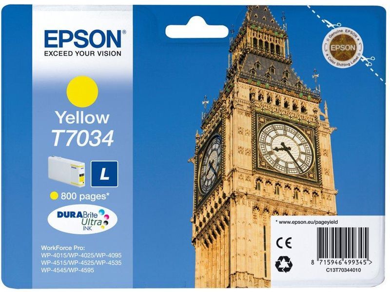 Epson T7034 (C13T70344010) Cartouche d'encre jaune