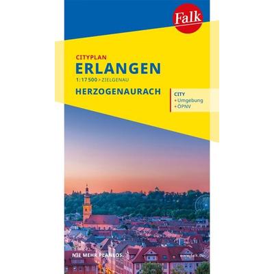 Falk Cityplan Erlangen 1:17.500, Sonstige von , MairDuMont, 978-3-8279-0130-9
