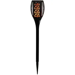LED Außen SOLAR Steck Lampe Weg Garten Fackel Feuer Effekt Erspieß Park Leuchte