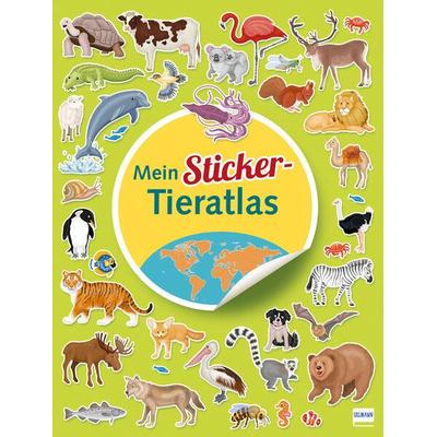 Mein Sticker Tieratlas, Taschenbuch von , Ullmann Medien, 978-3-7415-2355-7