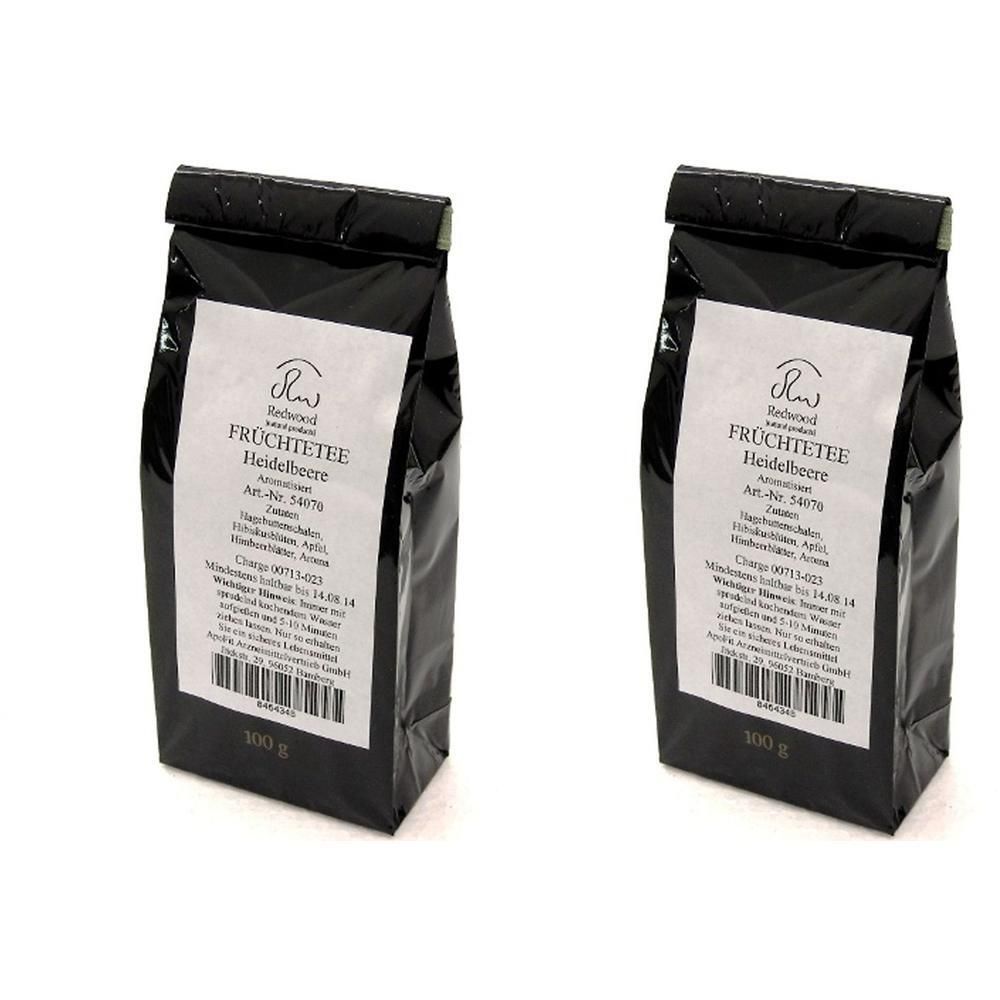 Heidelbeer Früchtetee aromatisiert 2x 2x100 g Tee