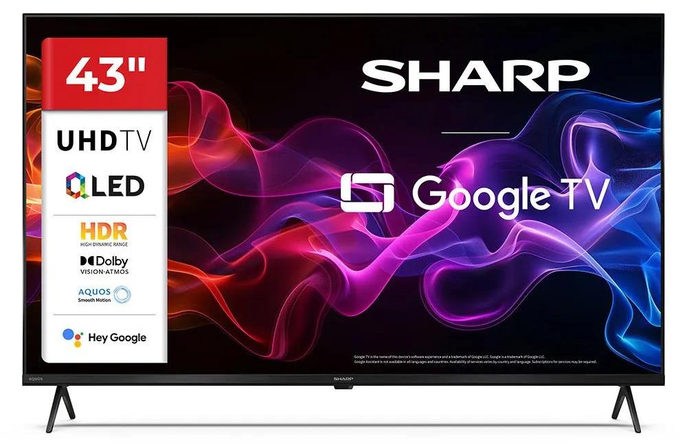 Sharp 43HP5265E, 109,2 cm (43"), 3840 x 2160 Pixel, QLED, Smart-TV, WLAN, Schwarz