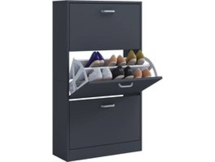 VCM Armoire à chaussures Sipos (anthracite, L)