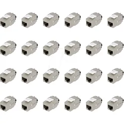 LOGILINK NK4064 - RJ45 Keystonemodul, Cat.6a, geschirmt, 24 Stück