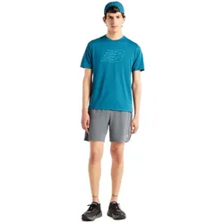 New Balance Herren RC Essential Graphic T-Shirt blau